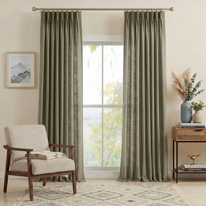 Harper Premium Custom Pinch Pleat Linen Curtains