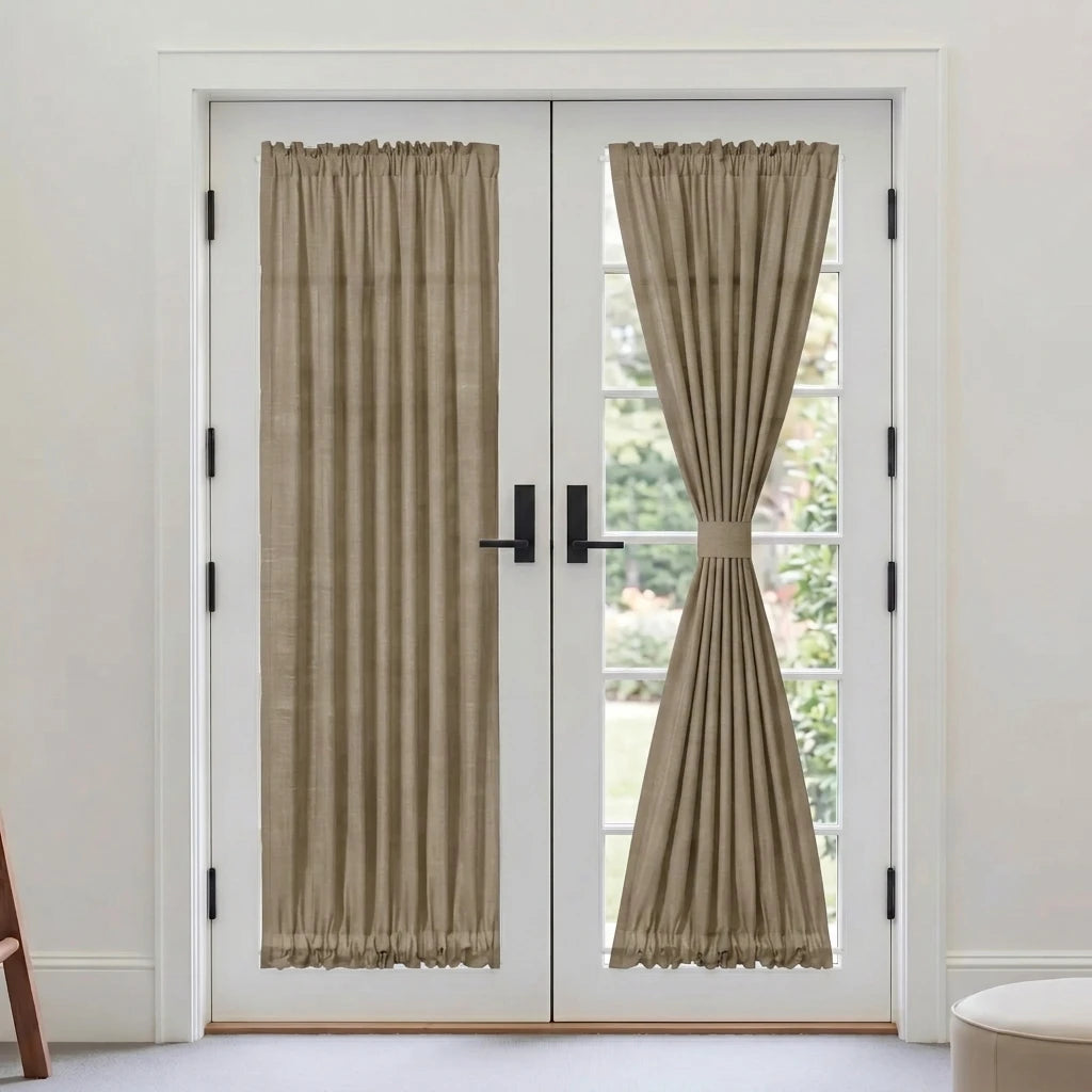 Custom French Door Curtains