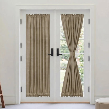 Custom French Door Curtains