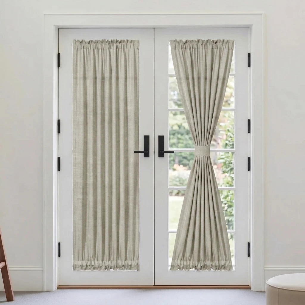 Custom French Door Curtains