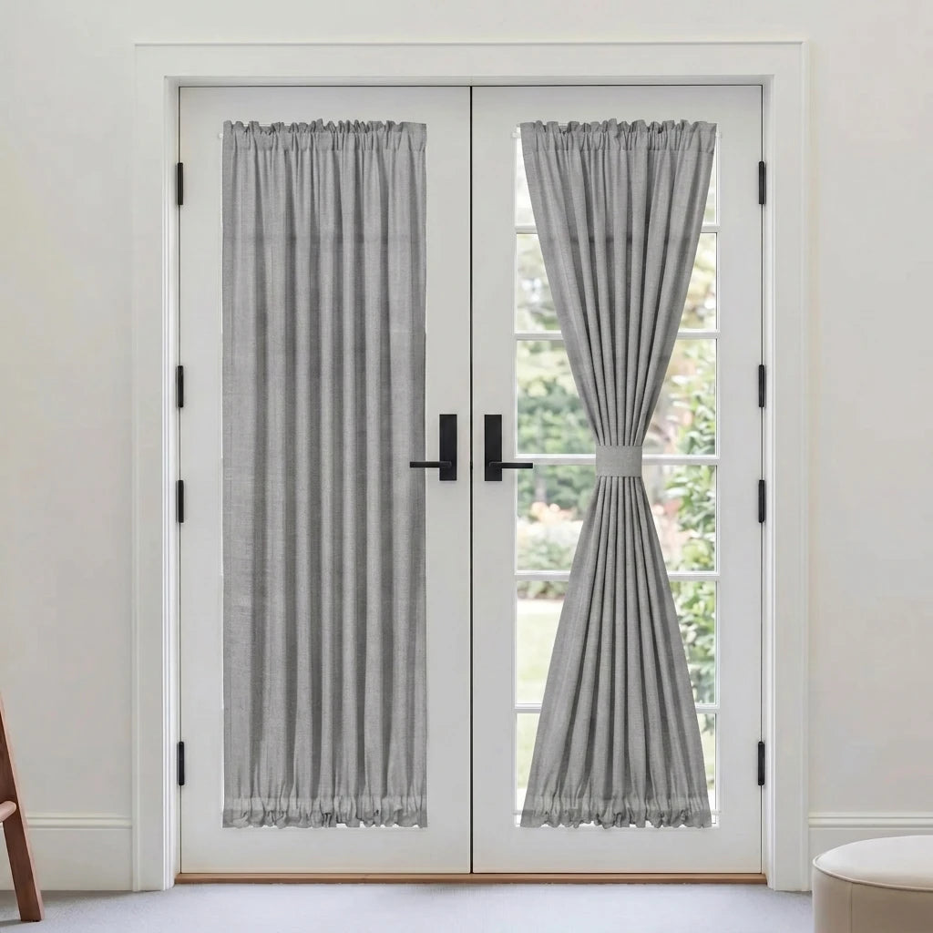Custom French Door Curtains