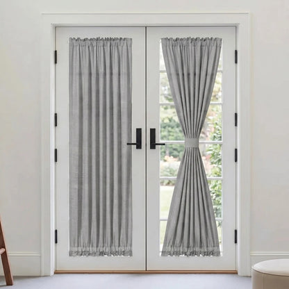 Custom French Door Curtains