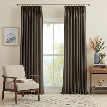 Harper Premium Custom Pinch Pleat Linen Curtains