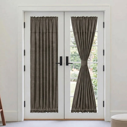 Custom French Door Curtains