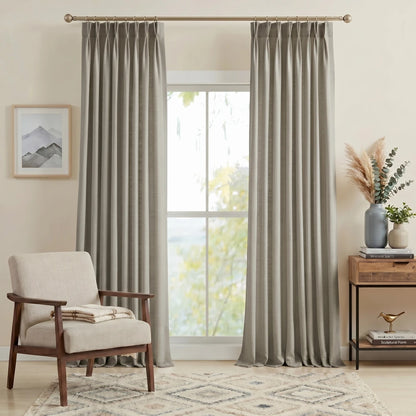 Harper Premium Custom Pinch Pleat Linen Curtains