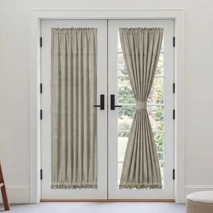 Custom French Door Curtains