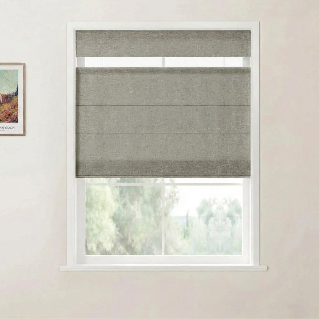 Harper Custom Top Down Bottom Up Roman Shades: Precision Light & Privacy Control