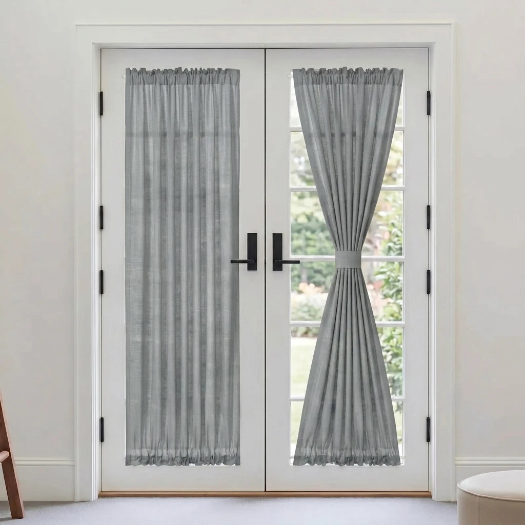 Custom French Door Curtains
