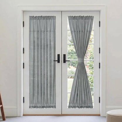 Custom French Door Curtains