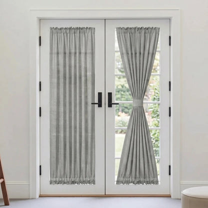 Custom French Door Curtains