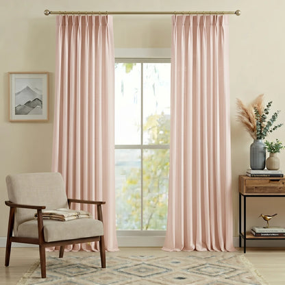 Harper Premium Custom Pinch Pleat Linen Curtains