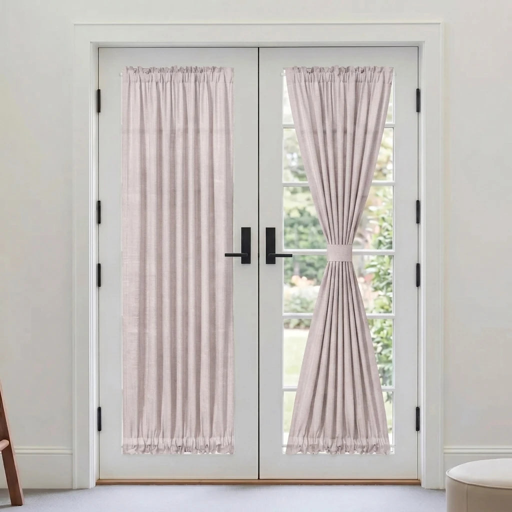 Custom French Door Curtains
