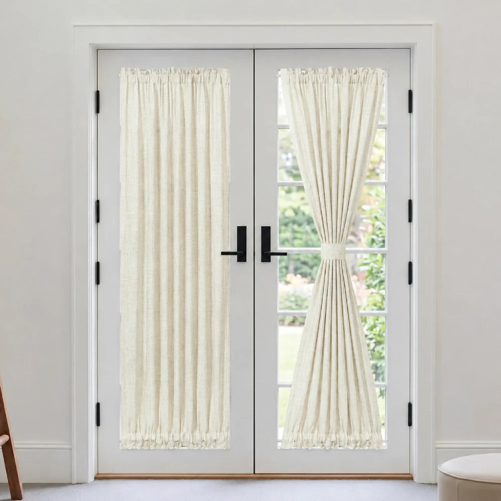 Custom French Door Curtains