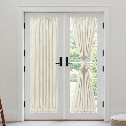 Custom French Door Curtains