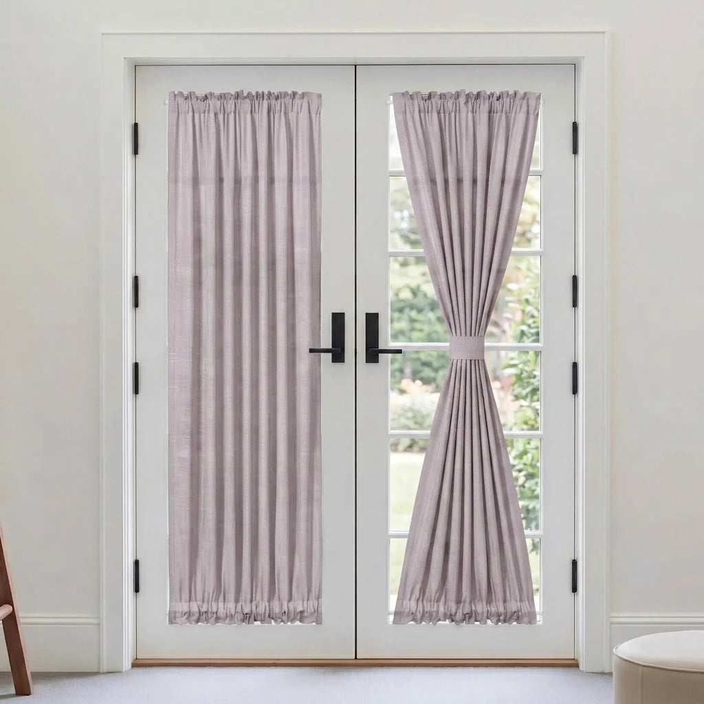 Custom French Door Curtains