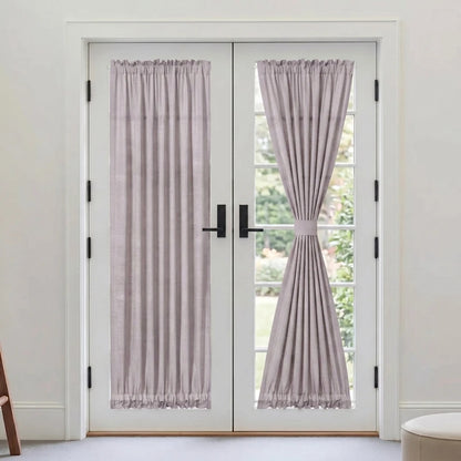 Custom French Door Curtains