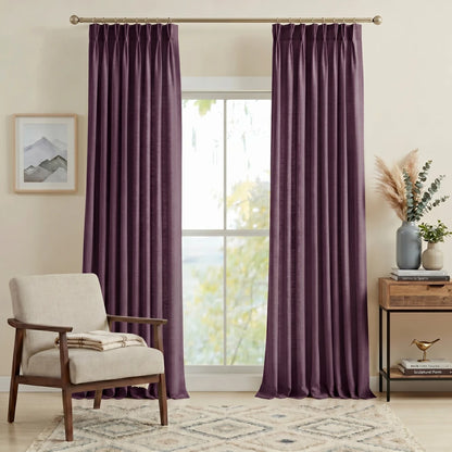 Harper Premium Custom Pinch Pleat Linen Curtains