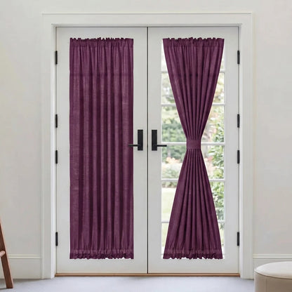 Custom French Door Curtains