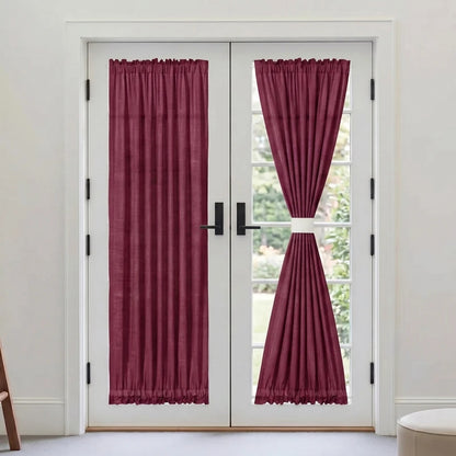 Custom French Door Curtains