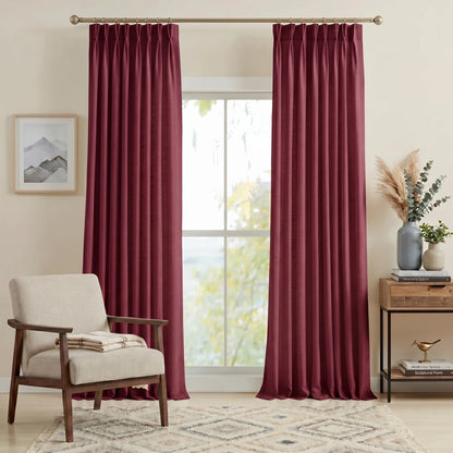 Harper Premium Custom Pinch Pleat Linen Curtains