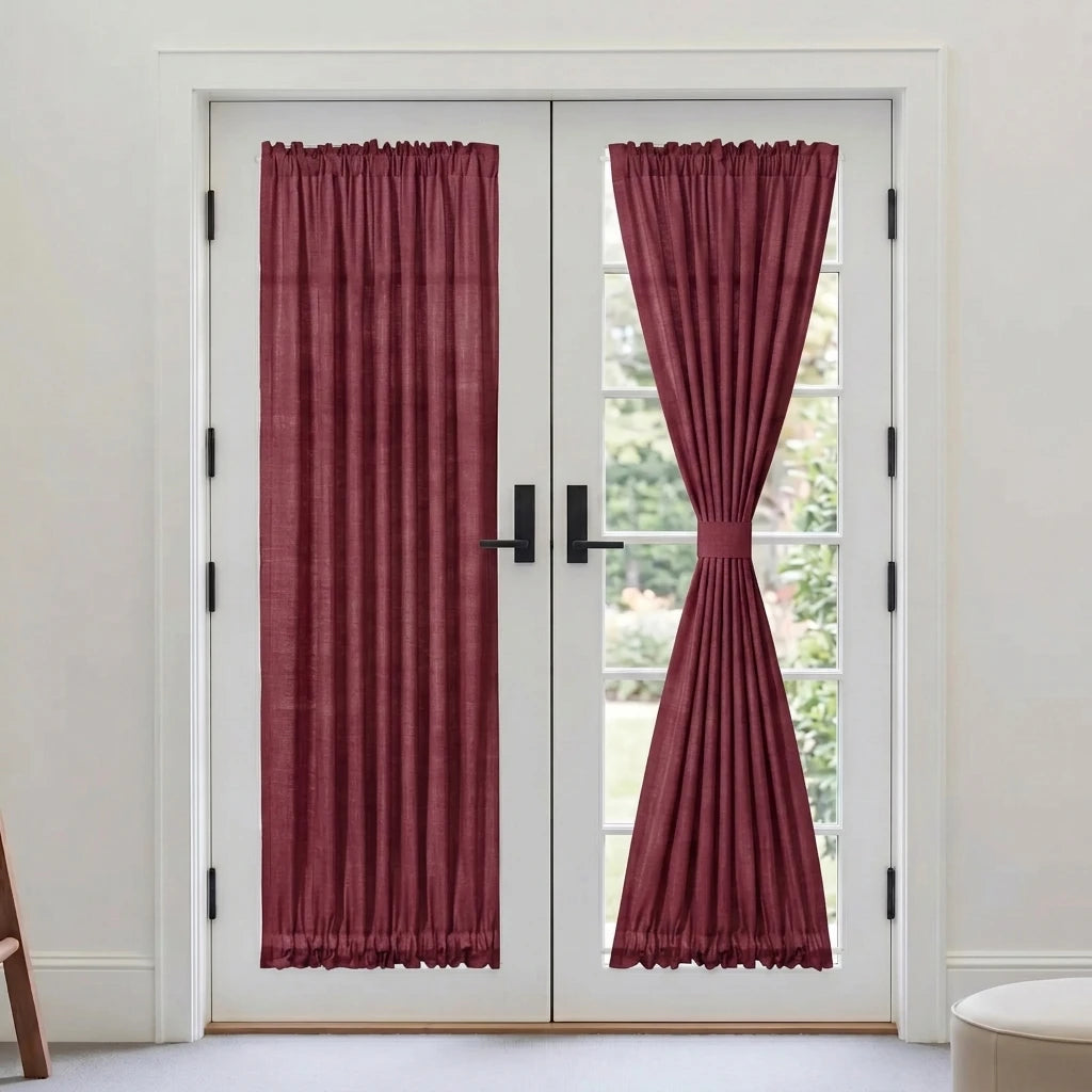 Custom French Door Curtains