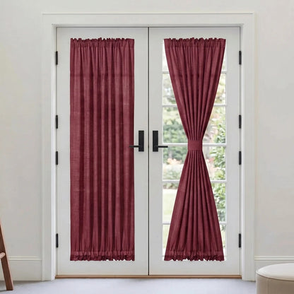 Custom French Door Curtains