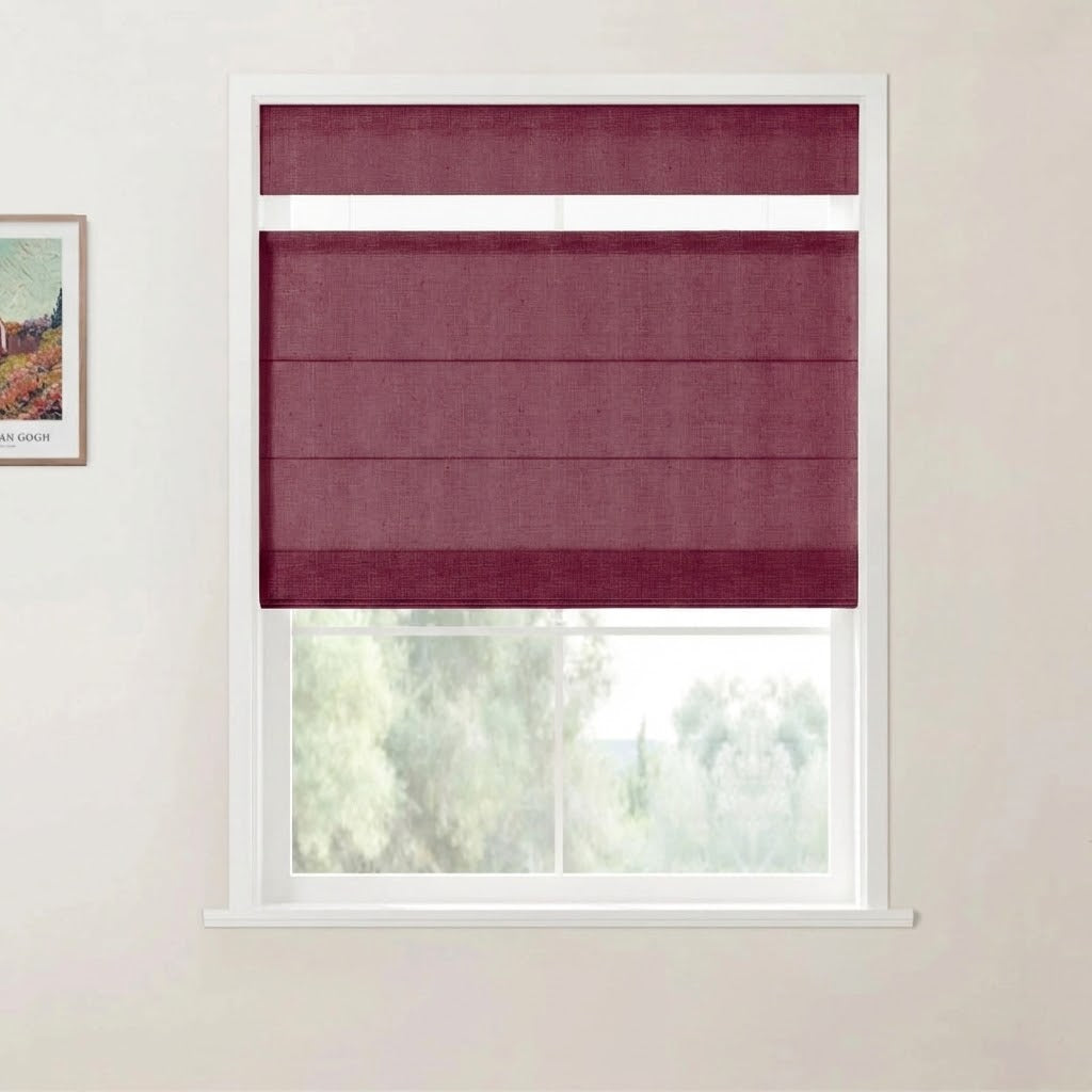 Harper Custom Top Down Bottom Up Roman Shades: Precision Light & Privacy Control