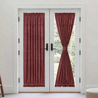 Custom French Door Curtains