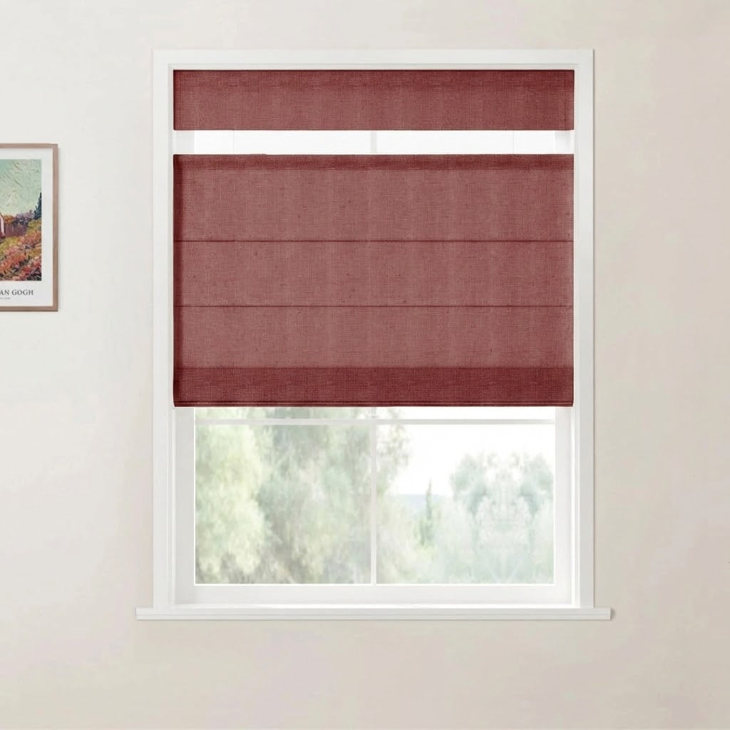 Harper Custom Top Down Bottom Up Roman Shades: Precision Light & Privacy Control