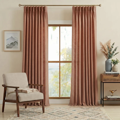 Harper Premium Custom Pinch Pleat Linen Curtains