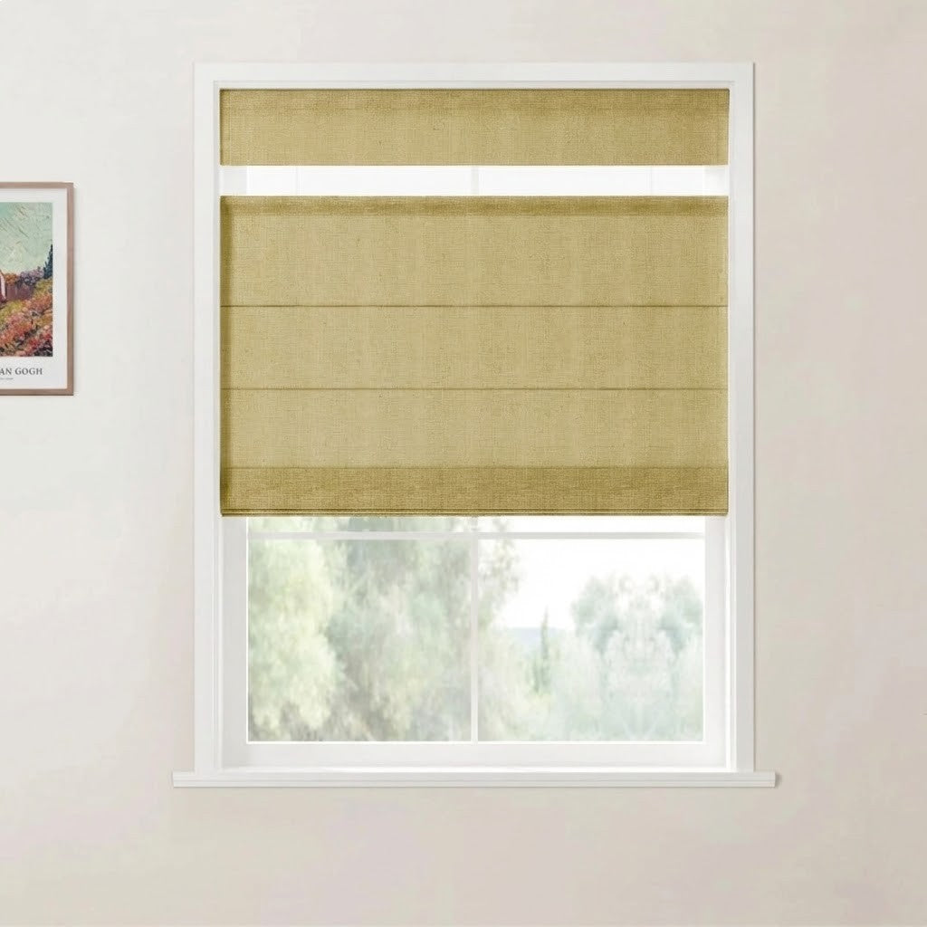 Harper Custom Top Down Bottom Up Roman Shades: Precision Light & Privacy Control
