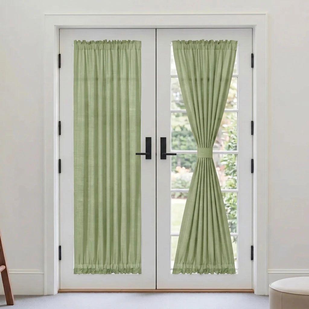 Custom French Door Curtains