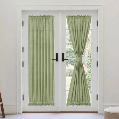 Custom French Door Curtains