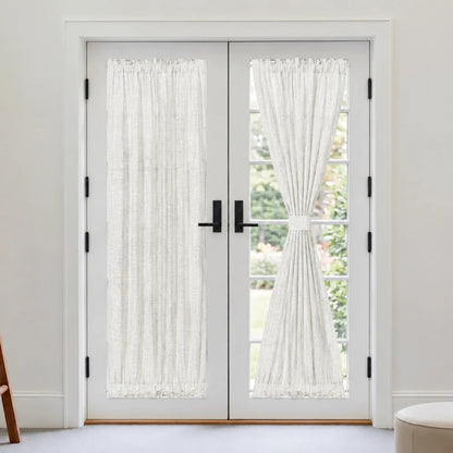 Custom French Door Curtains