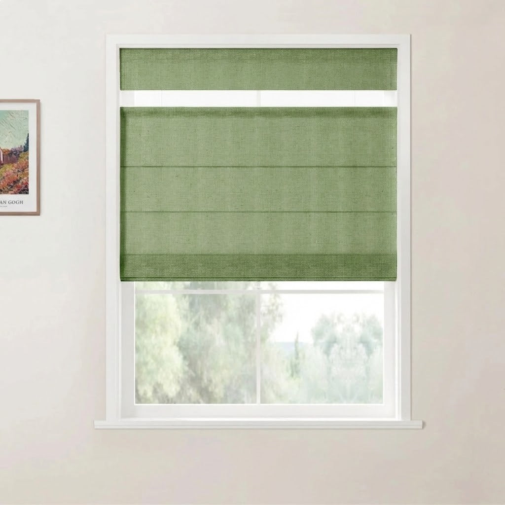 Harper Custom Top Down Bottom Up Roman Shades: Precision Light & Privacy Control