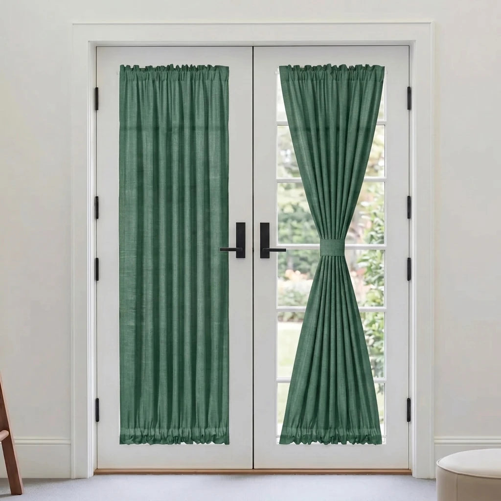 Custom French Door Curtains