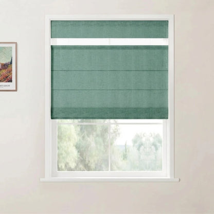 Harper Custom Top Down Bottom Up Roman Shades: Precision Light & Privacy Control