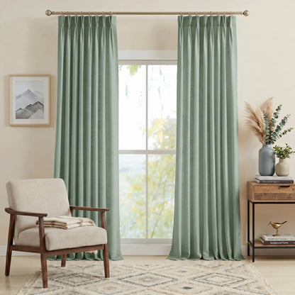 Harper Premium Custom Pinch Pleat Linen Curtains