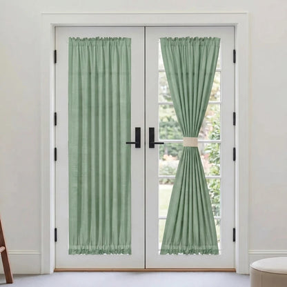 Custom French Door Curtains