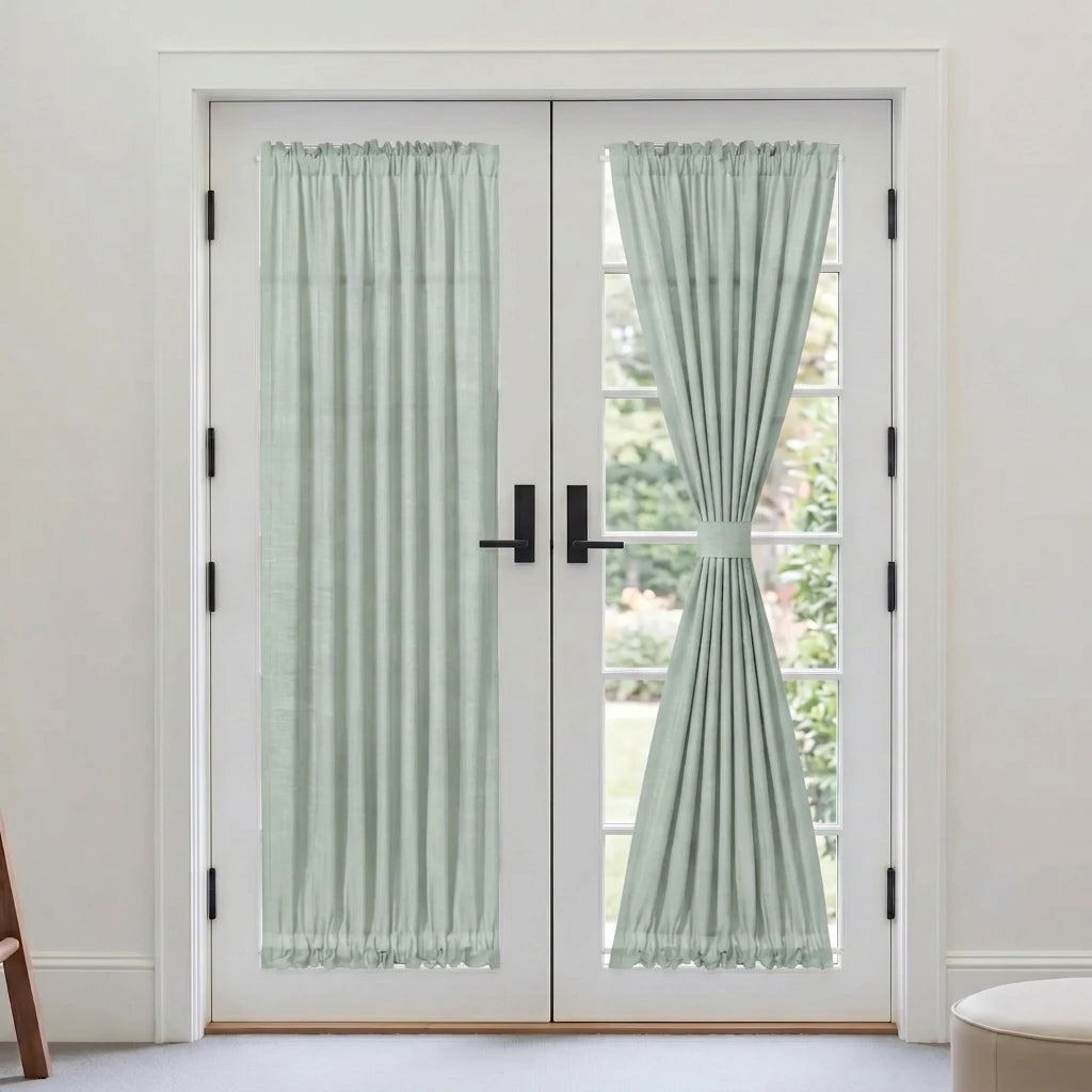 Custom French Door Curtains