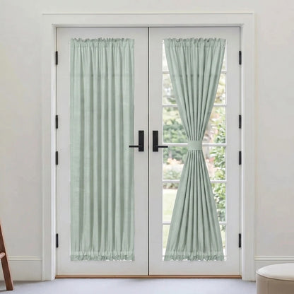 Custom French Door Curtains