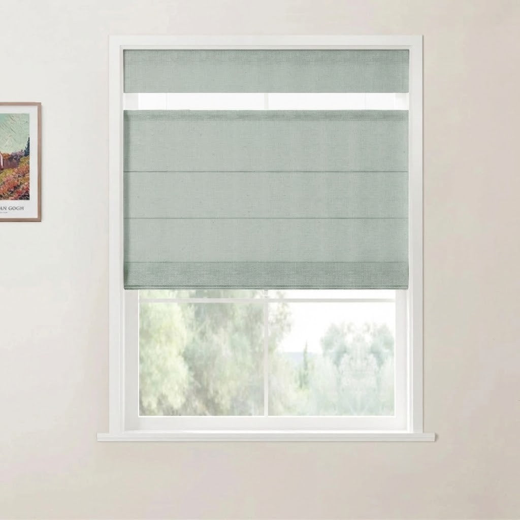 Harper Custom Top Down Bottom Up Roman Shades: Precision Light & Privacy Control