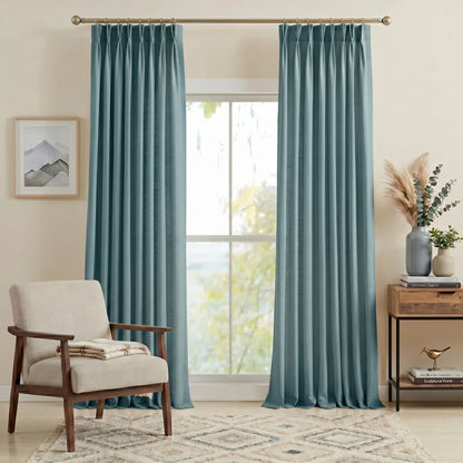 Harper Premium Custom Pinch Pleat Linen Curtains