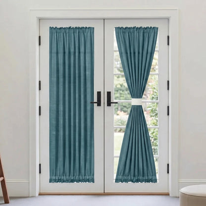Custom French Door Curtains