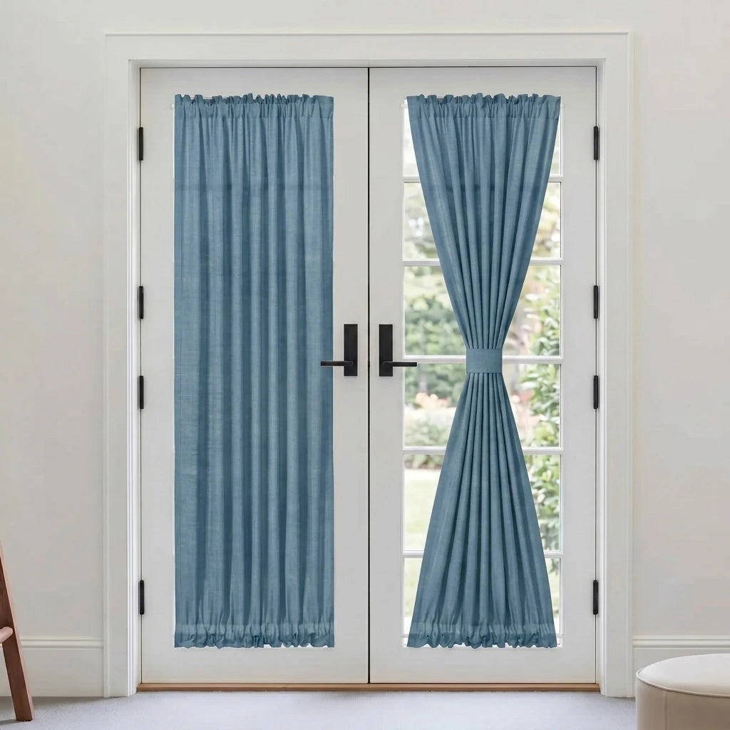 Custom French Door Curtains