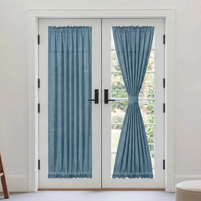 Custom French Door Curtains
