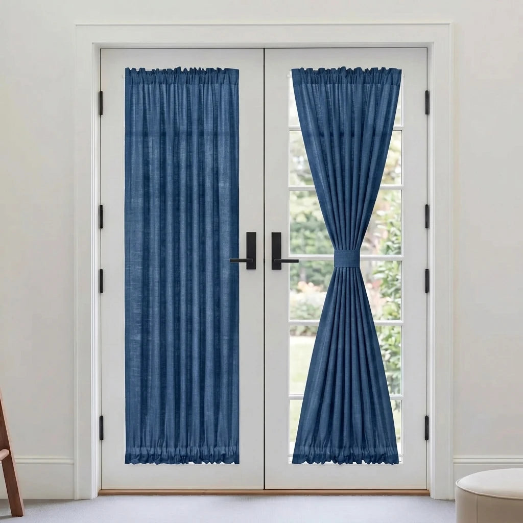Custom French Door Curtains