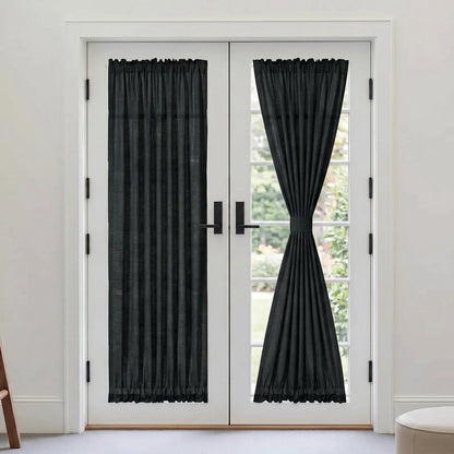 Custom French Door Curtains