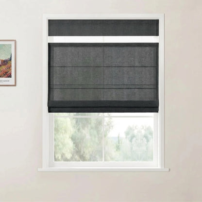 Harper Custom Top Down Bottom Up Roman Shades: Precision Light & Privacy Control