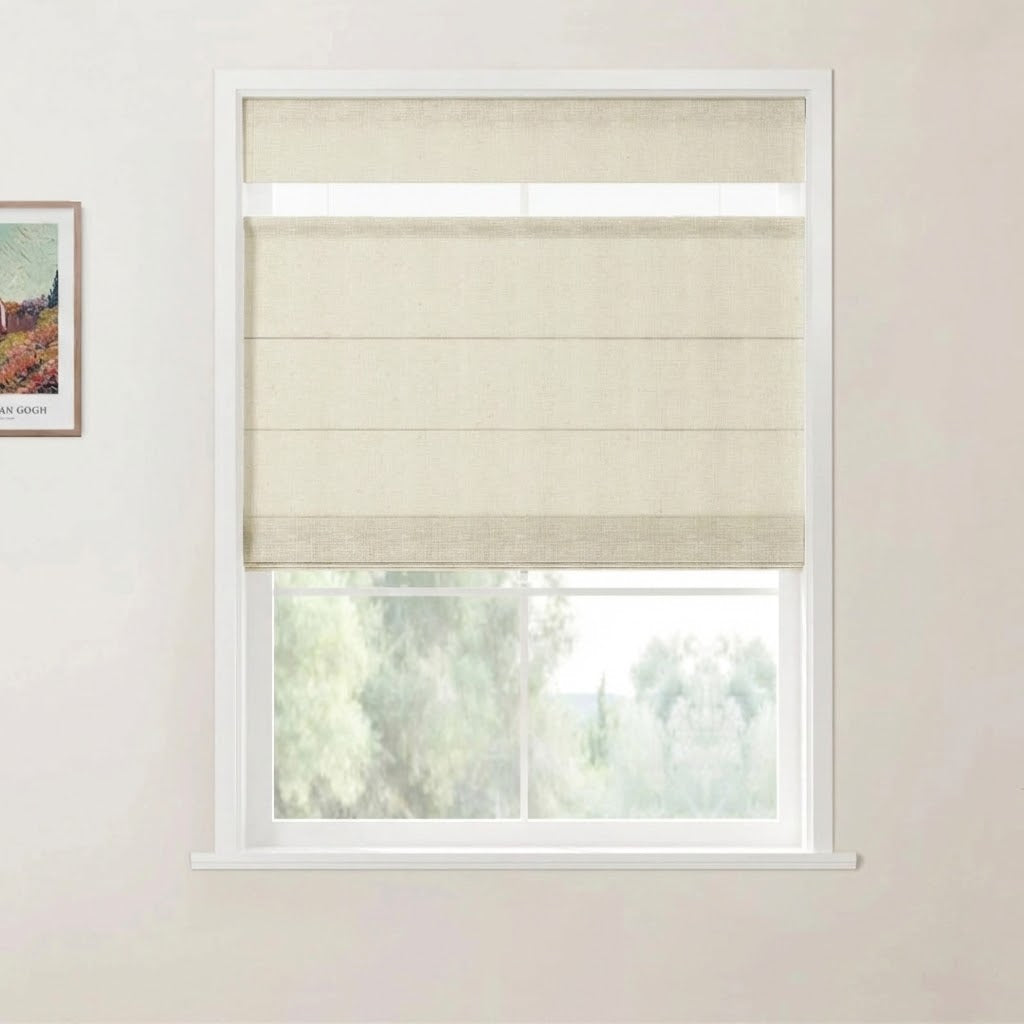Harper Custom Top Down Bottom Up Roman Shades: Precision Light & Privacy Control